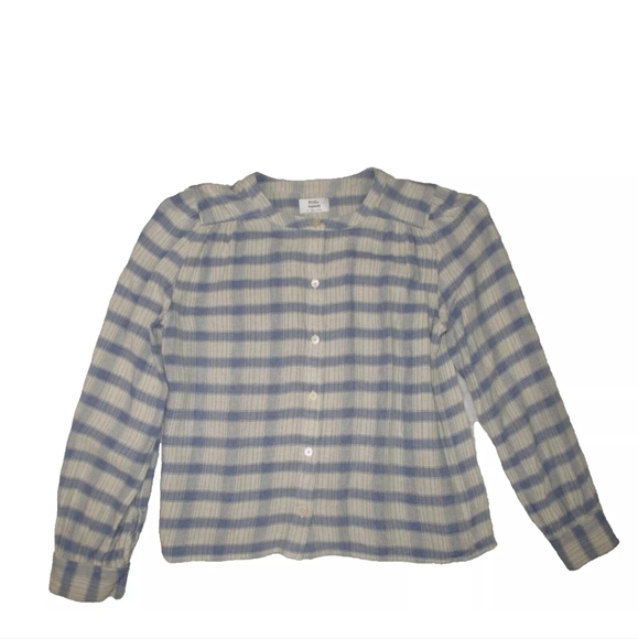 Aritzia/Little Moon plaid long sleeve top size xs - Picture 1 of 5